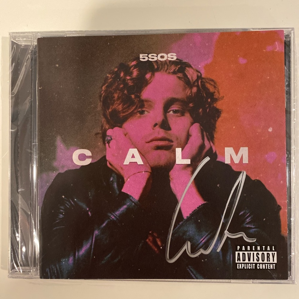 🛑 SOLD ON DEPOP 🛑 Signed Luke CALM Album CD